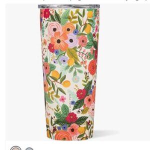 Corkcicle Rifle Paper Co. Stemless Tumbler NEW Garden Party 24 oz.